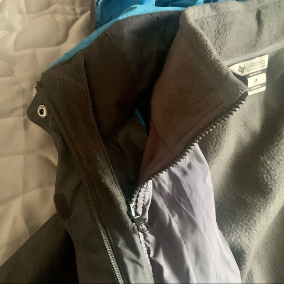 Columbia Women’s Interchange Waterproof Coat Blue/Black Size L - Picture 14 of 14